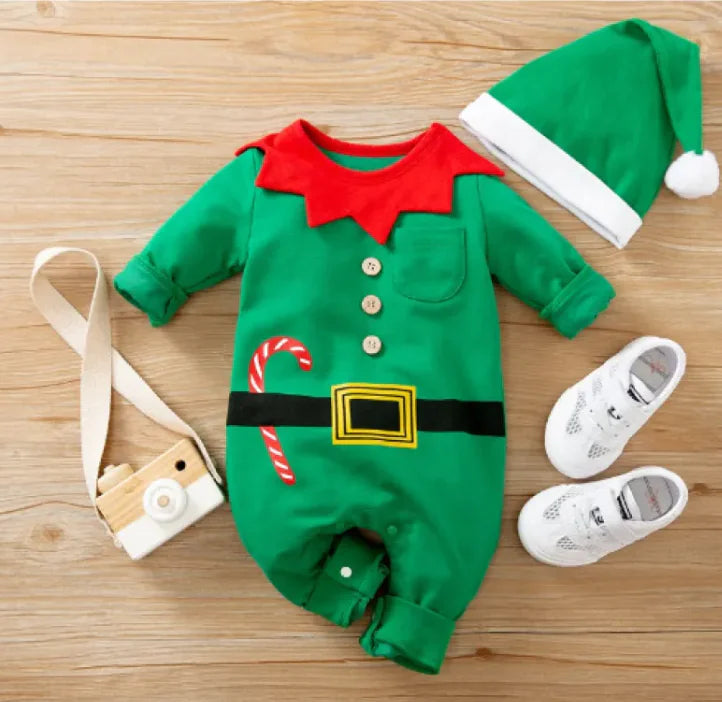 Cozy Baby Christmas Jumpsuits